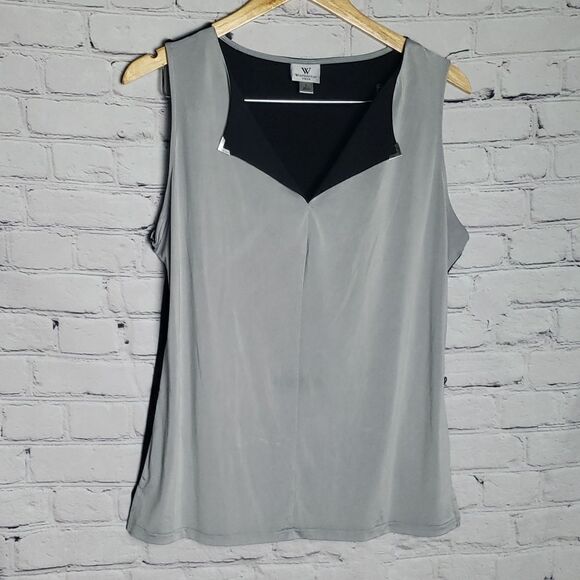 Worthington Gray Top  - Picture 1 of 7